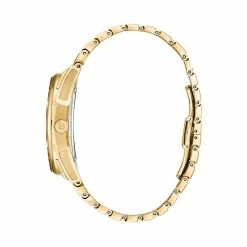 Bulova Women's CURV Gold Tone Stainless Steel Diamond Accent Watch - 97P136 -Bulova Shop unnamed file 96